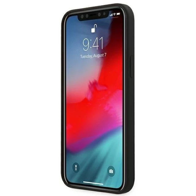 Чохол Ferrari для iPhone 12 Pro Max On Track Silicone Black (FESSIHCP12LBK)