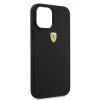 Чохол Ferrari для iPhone 12 Pro Max On Track Silicone Black (FESSIHCP12LBK)