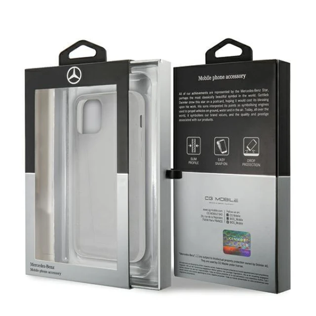 Чехол Mercedes для iPhone 12 mini Transparent Line Clear (MEHCP12SCLCT)