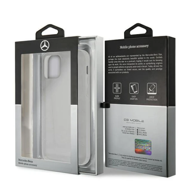 Чохол Mercedes для iPhone 12 Pro Max Transparent Line Clear (MEHCP12LCLCT)