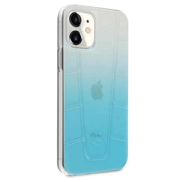 Чохол Mercedes для iPhone 12 mini Transparent Line Blue (MEHCP12SCLGBL)