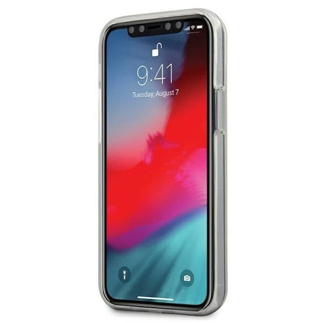 Чохол Mercedes для iPhone 12 mini Transparent Line Blue (MEHCP12SCLGBL)