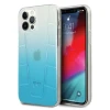 Чохол Mercedes для iPhone 12 Pro Max Transparent Line Blue (MEHCP12LCLGBL)