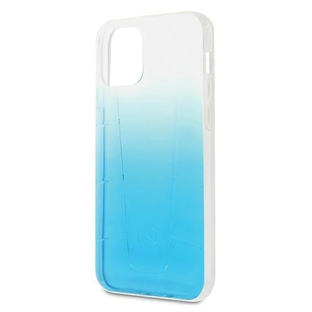 Чохол Mercedes для iPhone 12 Pro Max Transparent Line Blue (MEHCP12LCLGBL)