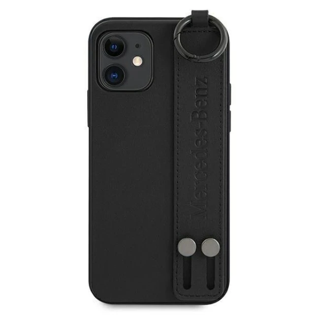 Чохол Mercedes для iPhone 12 mini Strap Line Black (MEHCP12SLSSBK)