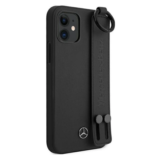 Чохол Mercedes для iPhone 12 mini Strap Line Black (MEHCP12SLSSBK)