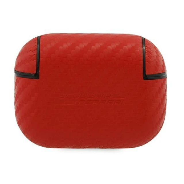 Чохол Ferrari для AirPods Pro On Track PU Carbon Red (FESAPCARE)