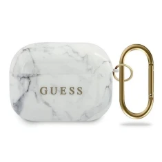 Чохол Guess Marble для AirPods Pro White (GUACAPTPUMAWH)