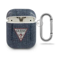 Чохол Guess Jeans Collection для AirPods 2/1 Dark Blue (GUACA2TPUJULDB)