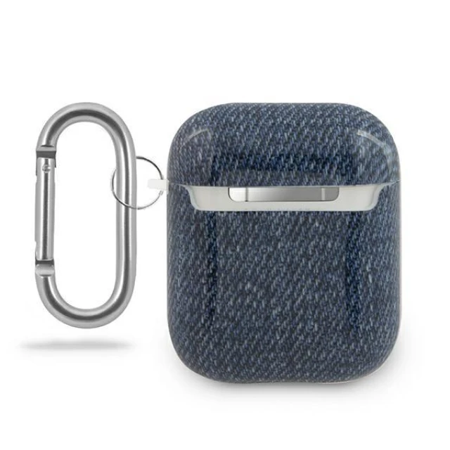 Чохол Guess Jeans Collection для AirPods 2/1 Dark Blue (GUACA2TPUJULDB)