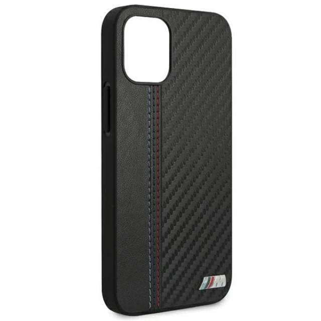 Чохол BMW для iPhone 12 mini PU Carbon Black (BMHCP12SMCARBK)
