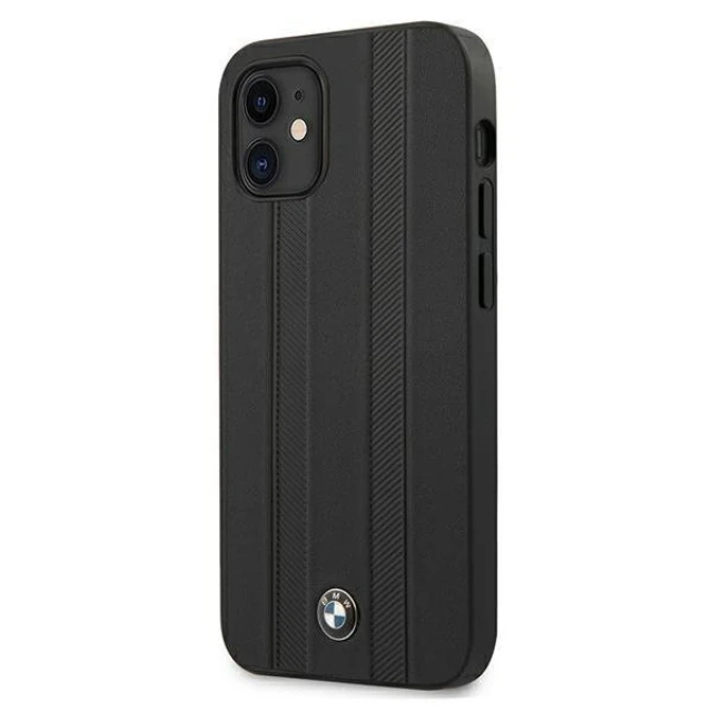 Чохол BMW для iPhone 12 mini Signature Logo Imprint Black (BMHCP12STTBK)
