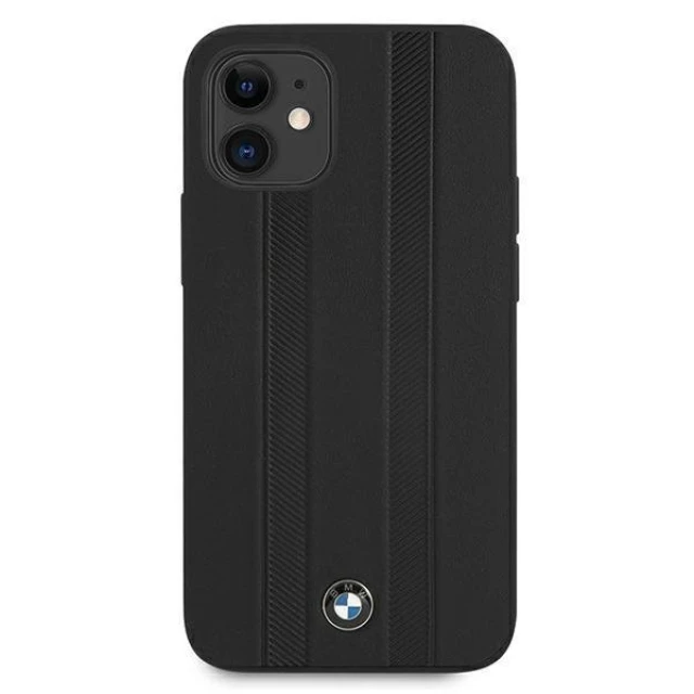 Чохол BMW для iPhone 12 mini Signature Logo Imprint Black (BMHCP12STTBK)