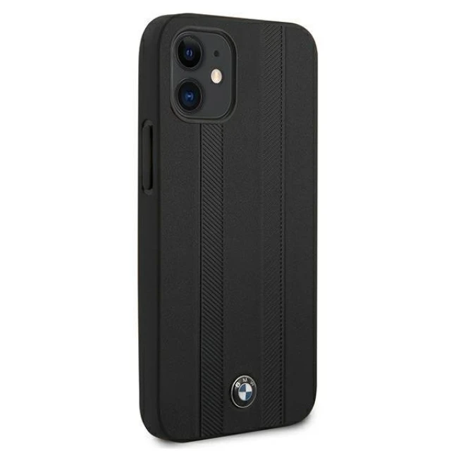 Чохол BMW для iPhone 12 mini Signature Logo Imprint Black (BMHCP12STTBK)