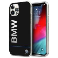 Чохол BMW для iPhone 12 | 12 Pro Signature Printed Logo Black (BMHCP12MPCUBBK)