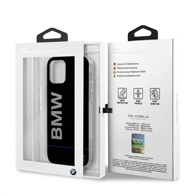 Чохол BMW для iPhone 12 | 12 Pro Signature Printed Logo Black (BMHCP12MPCUBBK)