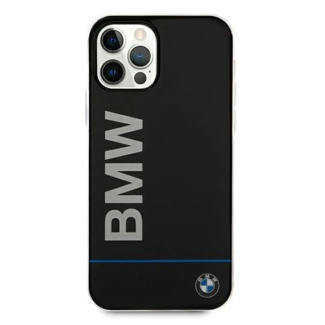 Чохол BMW для iPhone 12 | 12 Pro Signature Printed Logo Black (BMHCP12MPCUBBK)
