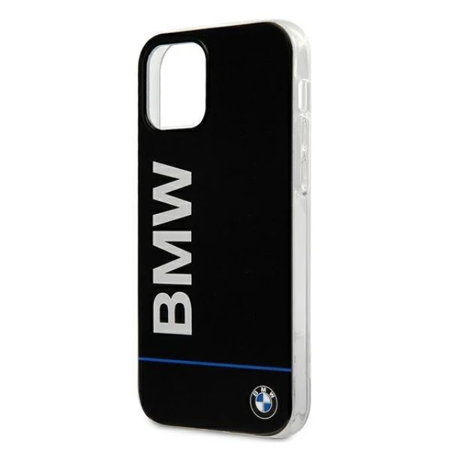 Чохол BMW для iPhone 12 | 12 Pro Signature Printed Logo Black (BMHCP12MPCUBBK)