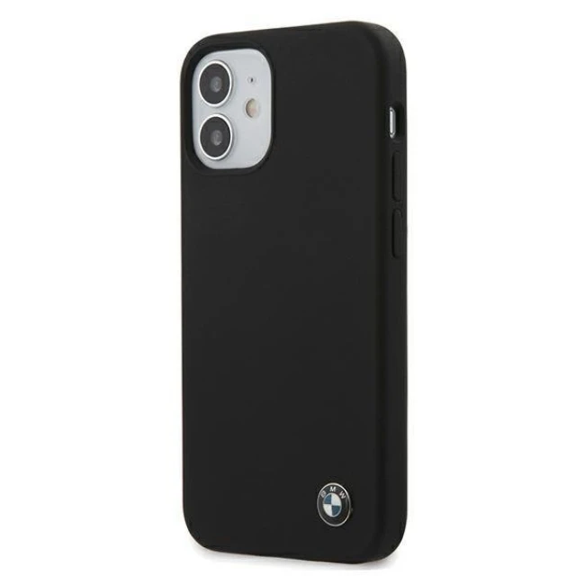 Чохол BMW для iPhone 12 mini Silicone Signature Black (BMHCP12SSILBK)