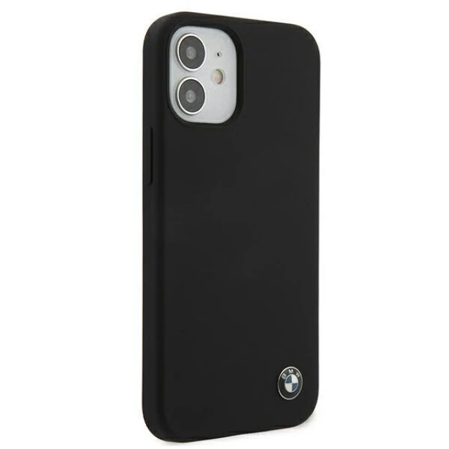 Чохол BMW для iPhone 12 mini Silicone Signature Black (BMHCP12SSILBK)