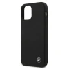 Чохол BMW для iPhone 12 mini Silicone Signature Black (BMHCP12SSILBK)