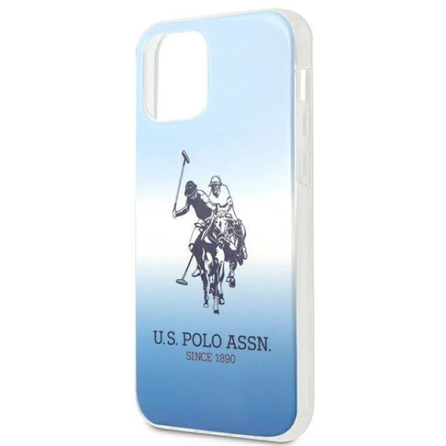 Чохол U.S. Polo Assn Gradient Collection для iPhone 12 | 12 Pro Blue (USHCP12MPCDGB)