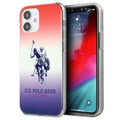 Чехол U.S. Polo Assn Gradient Collection для iPhone 12 mini Blue Red (USHCP12SPCDGBR)
