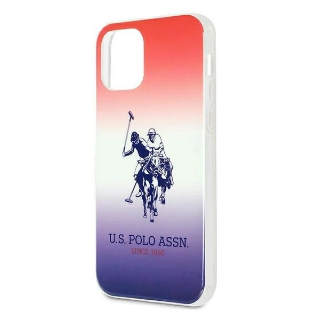 Чохол U.S. Polo Assn Gradient Collection для iPhone 12 Pro Max Blue Red (USHCP12LPCDGBR)