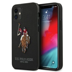 Чехол U.S. Polo Assn Embroidery Collection для iPhone 12 mini Black (USHCP12SPUGFLBK)