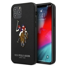 Чохол U.S. Polo Assn Embroidery Collection для iPhone 12 | 12 Pro Black (USHCP12MPUGFLBK)