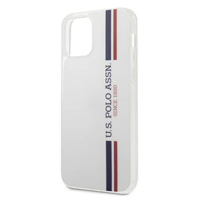 Чохол U.S. Polo Assn Tricolor Pattern Collection для iPhone 12 Pro Max White (USHCP12LPCUSSWH )
