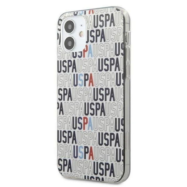 Чохол U.S. Polo Assn Logo Mania Collection для iPhone 12 mini White (USHCP12SPCUSPA6)