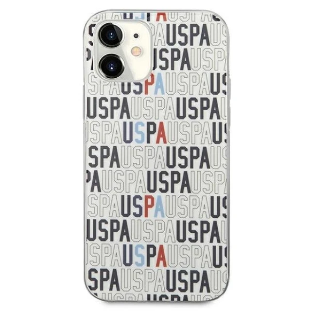 Чохол U.S. Polo Assn Logo Mania Collection для iPhone 12 mini White (USHCP12SPCUSPA6)