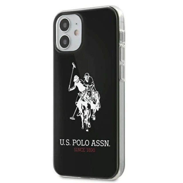 Чохол U.S. Polo Assn Shiny Big Logo для iPhone 12 mini Black (USHCP12STPUHRBK)