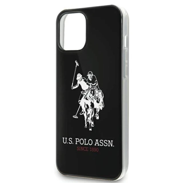 Чохол U.S. Polo Assn Shiny Big Logo для iPhone 12 Pro Max Black (USHCP12LTPUHRBK)