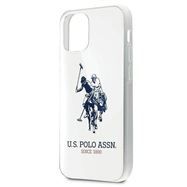 Чохол U.S. Polo Assn Shiny Big Logo для iPhone 12 mini White (USHCP12STPUHRWH)