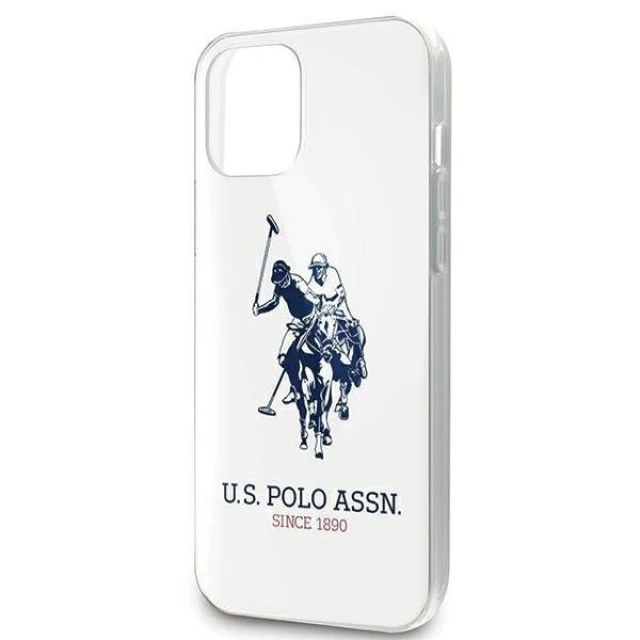 Чохол U.S. Polo Assn Shiny Big Logo для iPhone 12 Pro Max White (USHCP12LTPUHRWH)