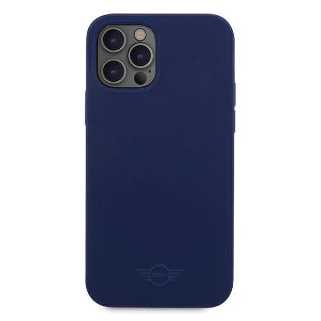 Чохол Mini Morris для iPhone 12 | 12 Pro Silicone Tone On Tone Navy (MIHCP12MSLTNA)