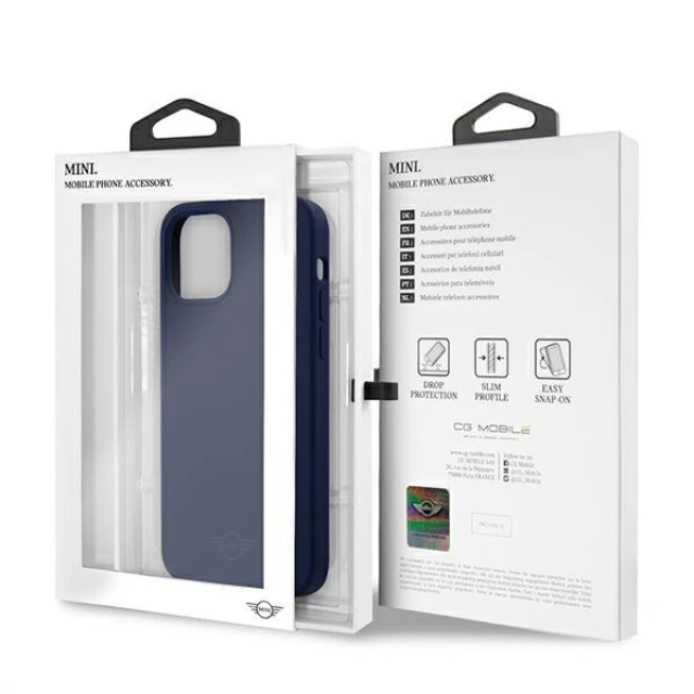 Чохол Mini Morris для iPhone 12 | 12 Pro Silicone Tone On Tone Navy (MIHCP12MSLTNA)