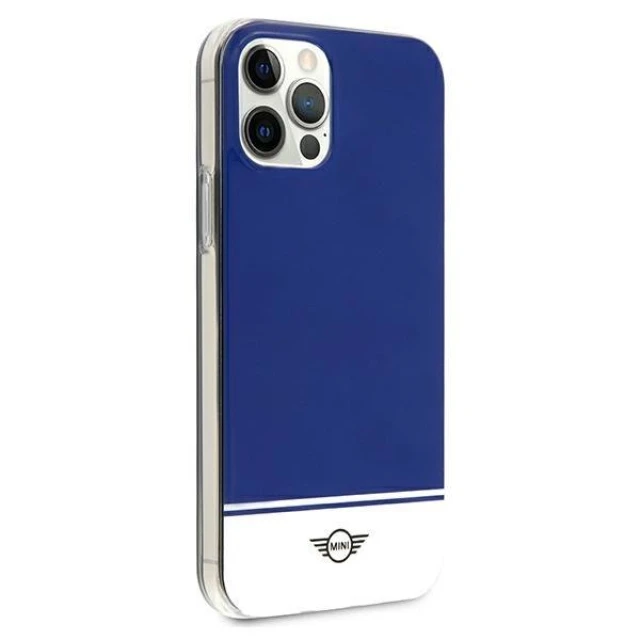 Чохол Mini Morris для iPhone 12 | 12 Pro Stripe Collection Navy (MIHCP12MPCUBINA)
