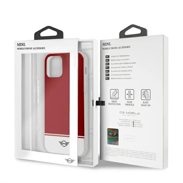 Чохол Mini Morris для iPhone 12 Pro Max Stripe Collection Red (MIHCP12LPCUBIRE)