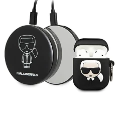 Чехол для AirPods + PowerBank Karl Lagerfeld Ikonik Black (KLBPPBOA2K)