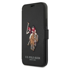 Чехол U.S. Polo Assn Embroidery Collection для iPhone 12 mini Black (USFLBKP12SPUGFLBK)