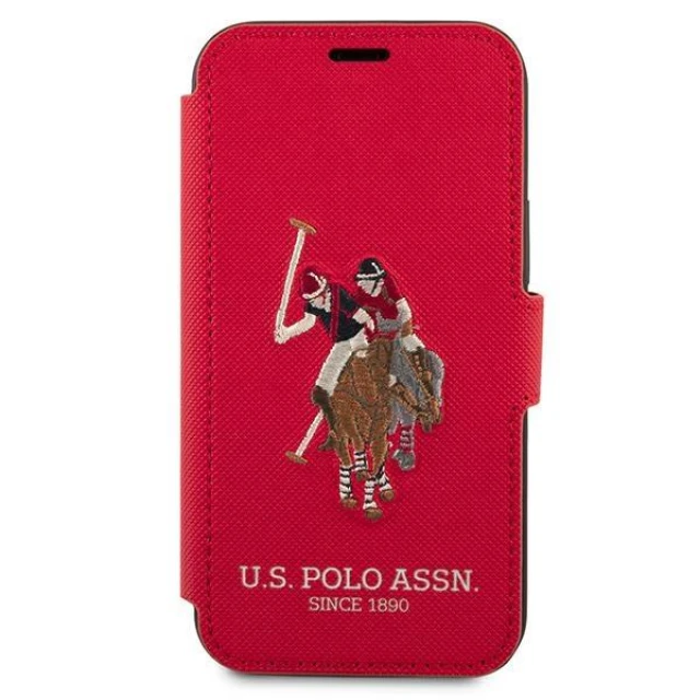Чохол U.S. Polo Assn Embroidery Collection для iPhone 12 | 12 Pro Red (USFLBKP12MPUGFLRE)