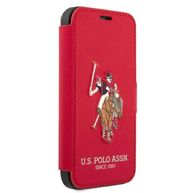 Чохол U.S. Polo Assn Embroidery Collection для iPhone 12 | 12 Pro Red (USFLBKP12MPUGFLRE)