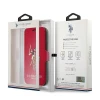 Чохол U.S. Polo Assn Embroidery Collection для iPhone 12 | 12 Pro Red (USFLBKP12MPUGFLRE)