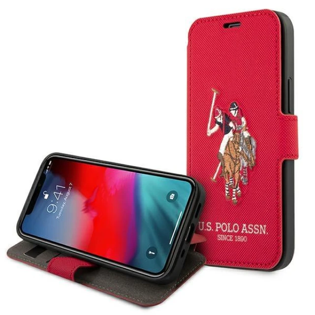 Чохол U.S. Polo Assn Embroidery Collection для iPhone 12 Pro Max Red (USFLBKP12LPUGFLRE)