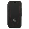 Чехол-книжка Ferrari для iPhone 12 mini Off Track Perforated Black (FEOGOFLBKP12SBK)