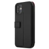 Чехол-книжка Ferrari для iPhone 12 mini Off Track Perforated Black (FEOGOFLBKP12SBK)
