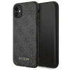 Чохол Guess 4G Metal Gold Logo для iPhone 11 Grey (GUHCN61G4GFGR)